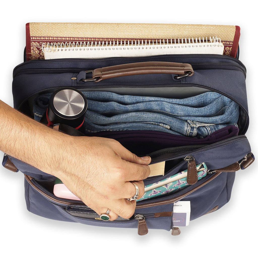 Expandable 1.0 Blu Laptop Bag