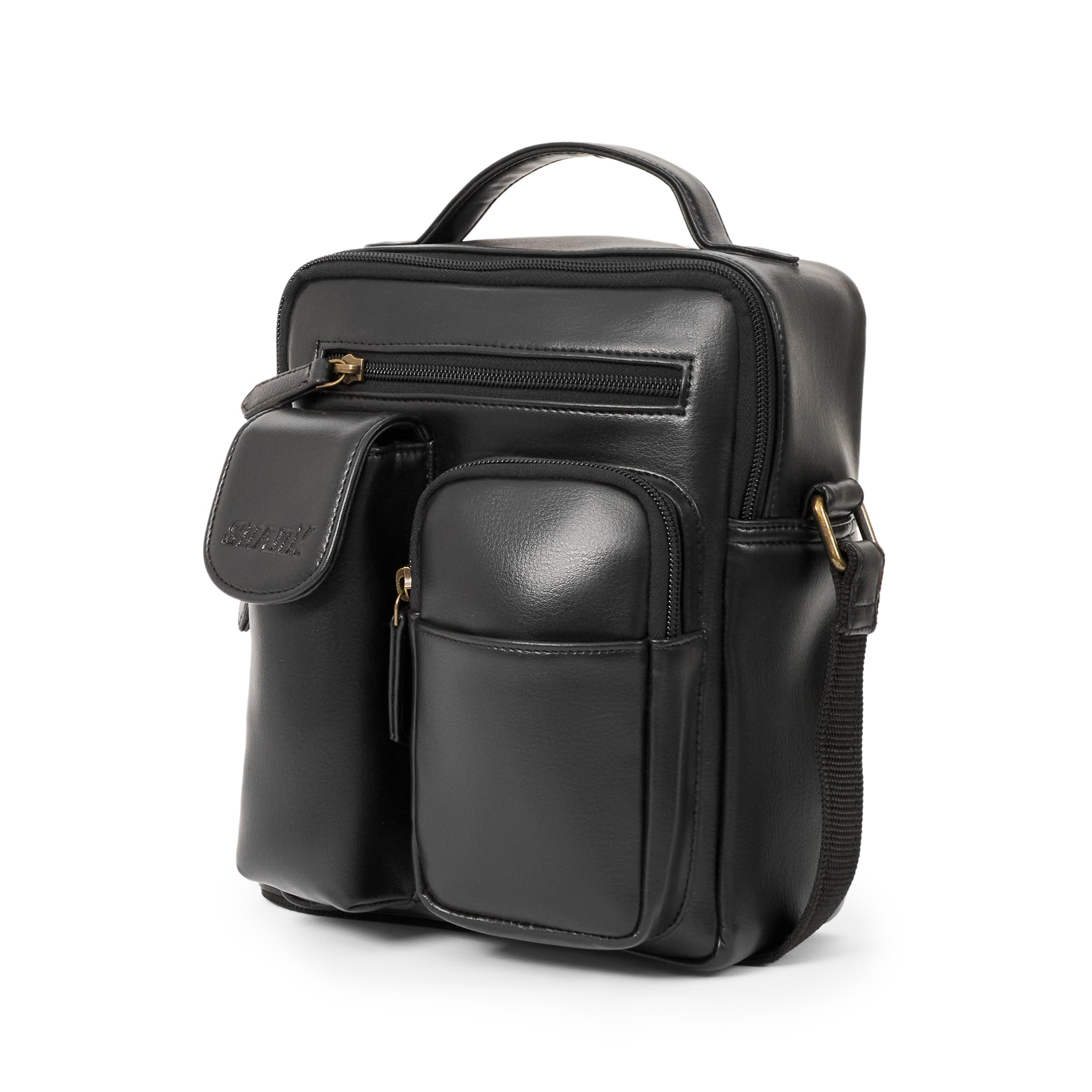 Satchell 1.0 Black Sling Bags