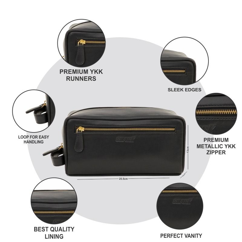 Black Sleek Traveller Vanity box