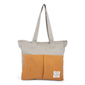 Tote bag (Tan and Navy Blue)