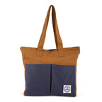 Tote bag (Charcoal and Tan)