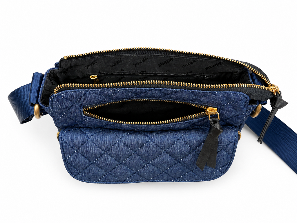 Denim Quilted Ladies Bag