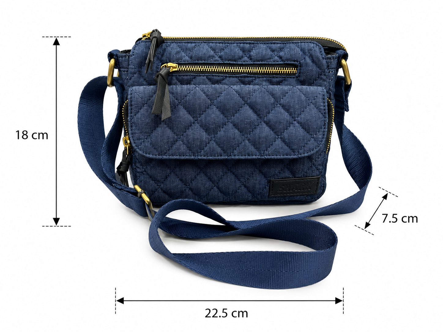 Denim Quilted Ladies Bag