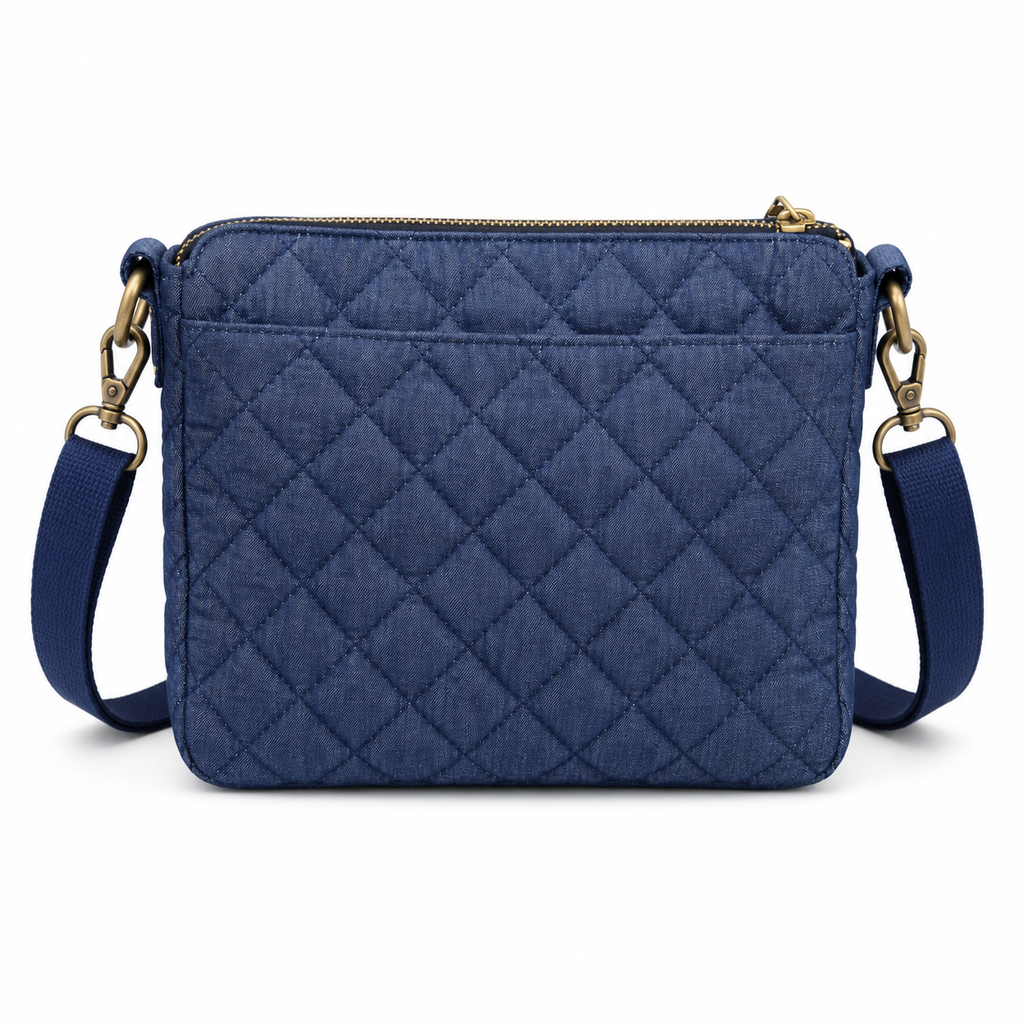 Denim Quilted Ladies Bag