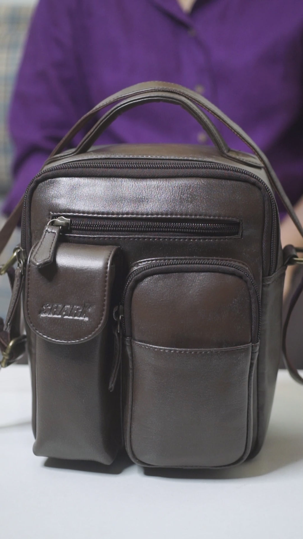 Satchell 1.0 Black Sling Bags