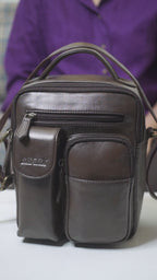 Satchell 1.0 Brown Sling Bags