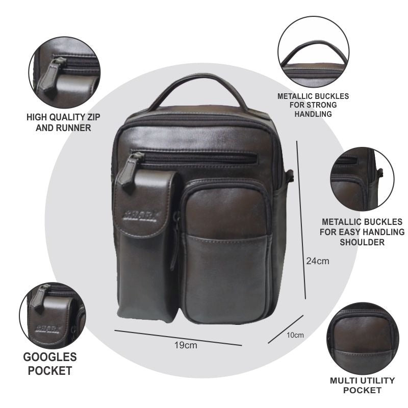 Satchell 1.0 Brown Sling Bags