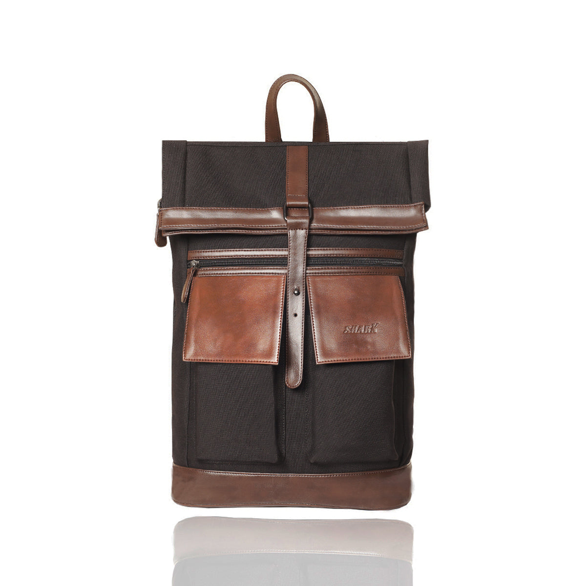 Roll Up Blk Daily Backpack