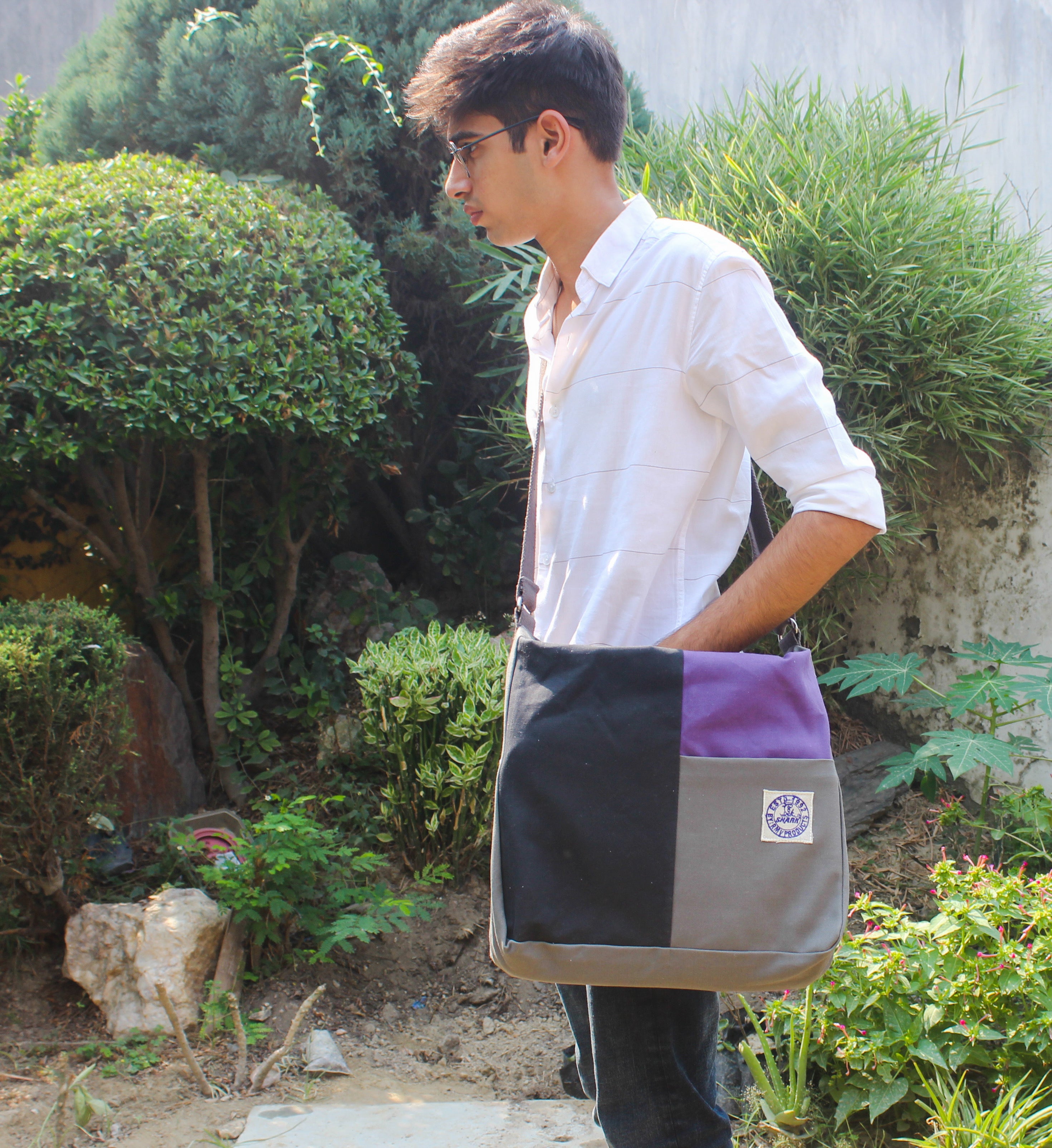 SOD Crossbody Charcoal Sling bag