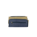 HYBRID Wallet Tote Bag(Denim and Khaki)