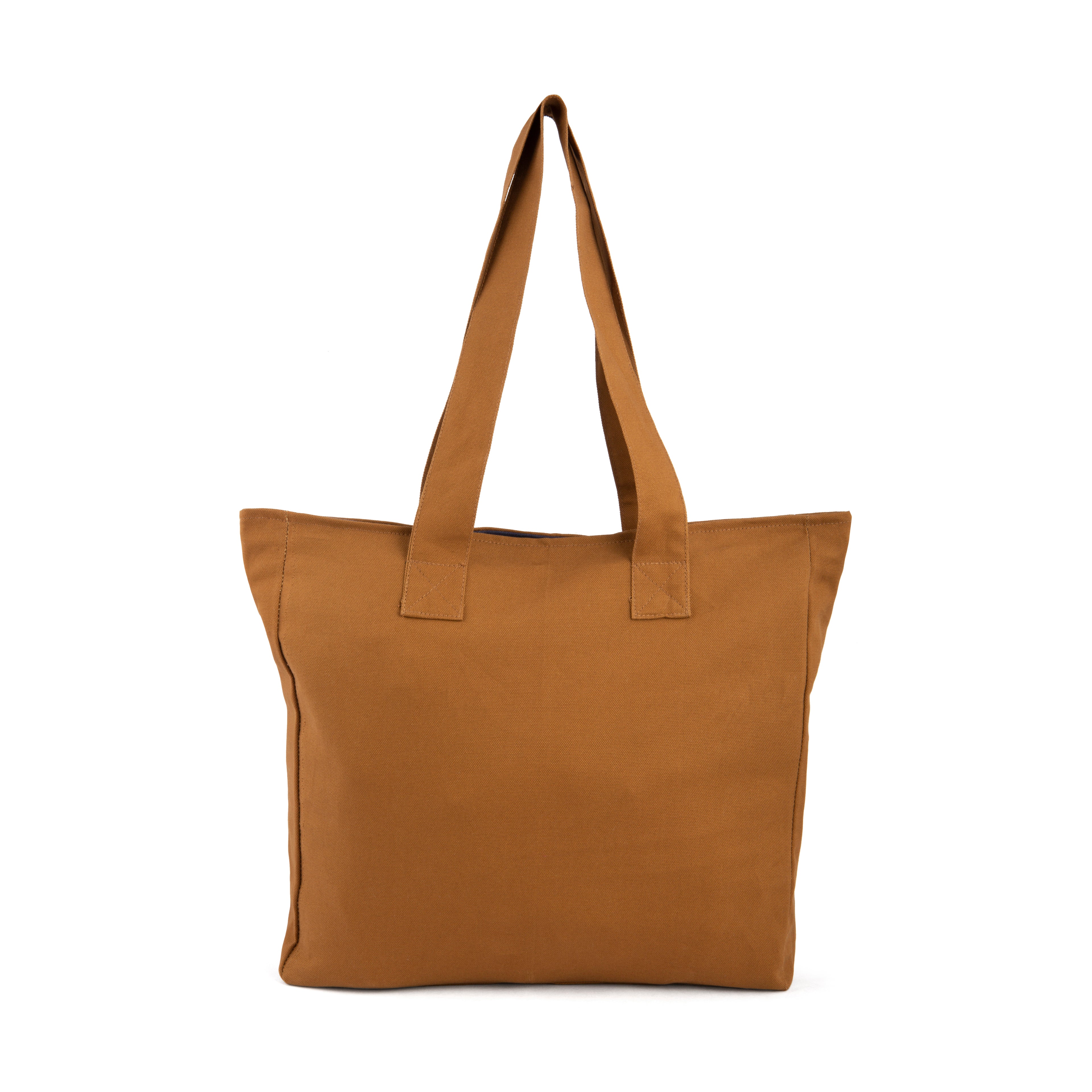 Tote bag (Tan and Navy Blue)