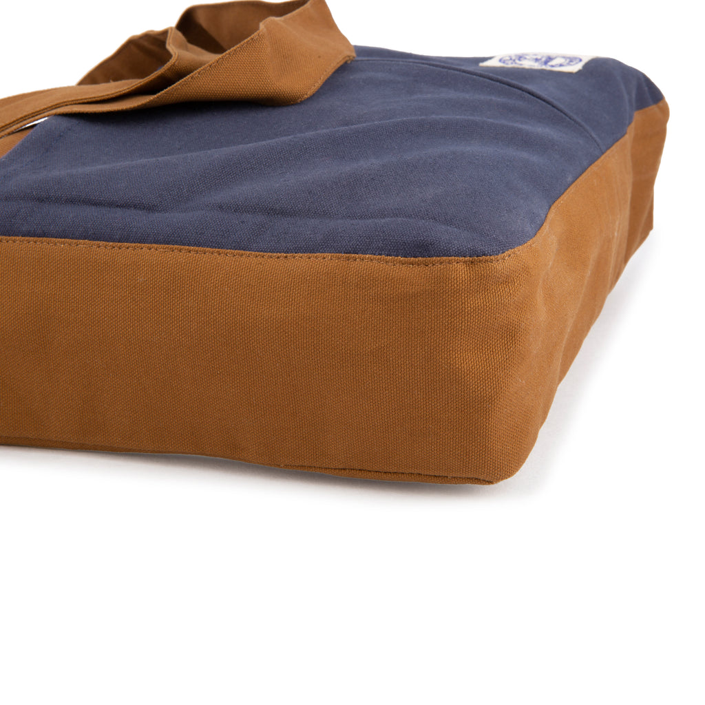 Tote bag (Tan and Navy Blue)