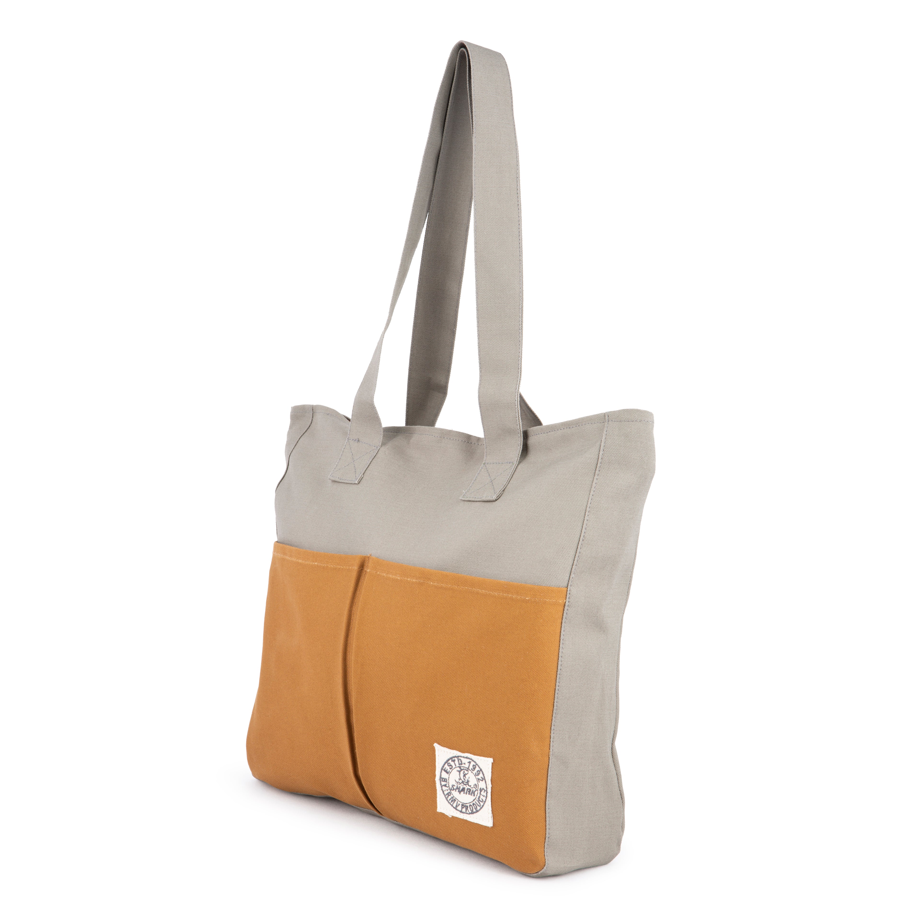 Tote bag (Charcoal and Tan)
