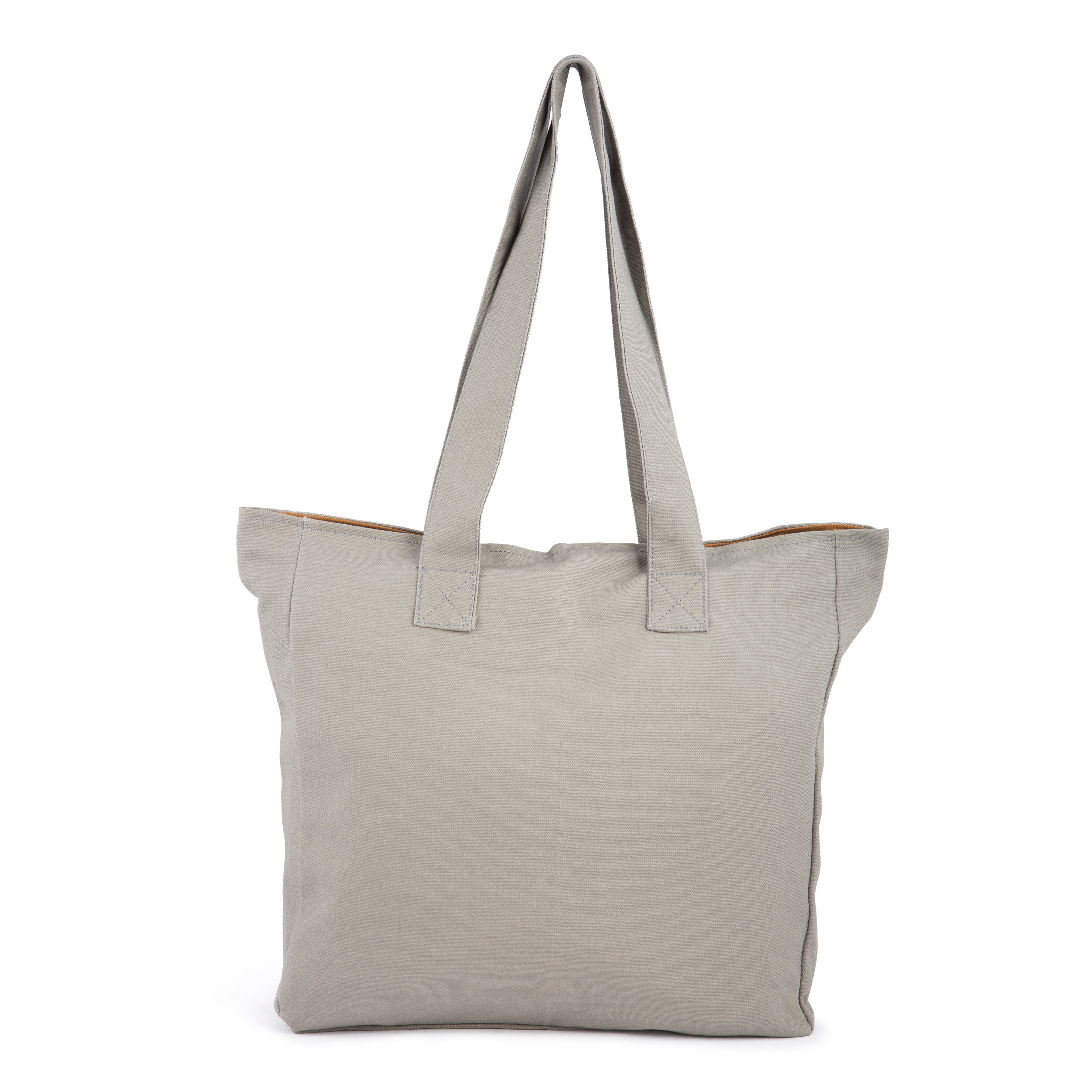 Tote bag (Charcoal and Tan)
